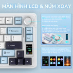 BÀN PHÍM CƠ AULA S75 PRO QUIET WHITE SEIYA SWITCH