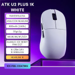 CHUỘT ATK U2 PLUS 1K MULTI MODES WHITE (PAW3395ULTRA/55G)
