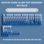 BỘ KEYCAP DARK ALIEN TOP GRADIENT SERIES (PBT/OEM PROFILE/132 PHÍM)