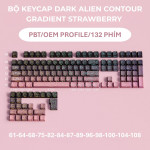 BỘ KEYCAP DARK ALIEN CONTOUR GRADIENT SERIES (PBT/OEM PROFILE/134 PHÍM)