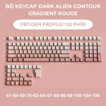 BỘ KEYCAP DARK ALIEN CONTOUR GRADIENT SERIES (PBT/OEM PROFILE/134 PHÍM)