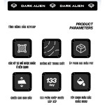 BỘ KEYCAP DARK ALIEN CONTOUR GRADIENT SERIES (PBT/OEM PROFILE/134 PHÍM)