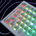 KIT BÀN PHÍM CƠ DARK ALIEN K75 PRO TRẮNG POM GREEN SWITCH