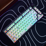 KIT BÀN PHÍM CƠ DARK ALIEN K75 PRO ĐEN POM GREEN SWITCH