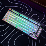 KIT BÀN PHÍM CƠ DARK ALIEN K75 PRO ĐEN POM GREEN SWITCH