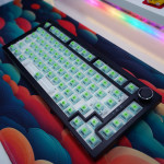 KIT BÀN PHÍM CƠ DARK ALIEN K75 PRO ĐEN POM GREEN SWITCH