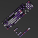 BỘ KEYCAP PUDDING SIDE TRANSPARENT SAKURA EVIL PURPLE (PBT/XDA PROFILE/118 PHÍM)