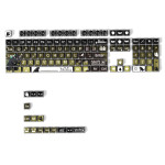 BỘ KEYCAP PUDDING SIDE TRANSPARENT ZAKU GODZILLA (PBT/XDA PROFILE/118 PHÍM)