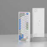 BỘ KEYCAP DARK ALIEN WHITE GREY (PBT/OEM PROFILE/128 PHÍM)