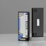 BỘ KEYCAP DARK ALIEN WHITE GREY (PBT/OEM PROFILE/128 PHÍM)