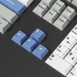 BỘ KEYCAP DARK ALIEN WHITE GREY (PBT/OEM PROFILE/128 PHÍM)