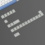 BỘ KEYCAP DARK ALIEN WHITE GREY (PBT/OEM PROFILE/128 PHÍM)