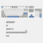 BỘ KEYCAP DARK ALIEN WHITE GREY (PBT/OEM PROFILE/128 PHÍM)