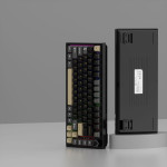 BỘ KEYCAP DARK ALIEN OBSIDIAN BLACK (PBT/OEM PROFILE/128 PHÍM)