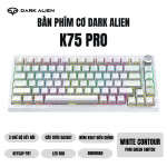 BÀN PHÍM CƠ DARK ALIEN K75 PRO CONTOUR GRADIENT SERIES POM GREEN SWITCH