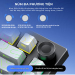 BÀN PHÍM CƠ DARK ALIEN K75 PRO CONTOUR GRADIENT SERIES POM GREEN SWITCH