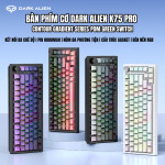 BÀN PHÍM CƠ DARK ALIEN K75 PRO CONTOUR GRADIENT SERIES POM GREEN SWITCH