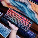 BÀN PHÍM CƠ DARK ALIEN K75 PRO CONTOUR GRADIENT SERIES POM GREEN SWITCH