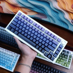 BÀN PHÍM CƠ DARK ALIEN K75 PRO CONTOUR GRADIENT SERIES POM GREEN SWITCH