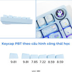 BÀN PHÍM CƠ LEOBOG HI75 BLUE SPACE BERRY LEOBOG REAPER SWITCH