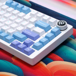 BÀN PHÍM CƠ LEOBOG HI75 WHITE PURPLE LEOBOG GREYWOOD V4 SWITCH