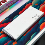 BÀN PHÍM CƠ LEOBOG HI75 WHITE PURPLE LEOBOG GREYWOOD V4 SWITCH