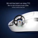 CHUỘT DELUX M500 PRO MULTI MODES TRẮNG (PAW3395 MAX/58G)