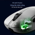 CHUỘT DELUX M500 PRO MULTI MODES TRẮNG (PAW3395 MAX/58G)
