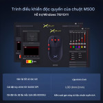 CHUỘT DELUX M500 PRO MULTI MODES TRẮNG (PAW3395 MAX/58G)