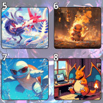 LÓT CHUỘT POKEMON GAMING SIZE 35X30 DÀY 3MM