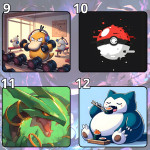 LÓT CHUỘT POKEMON GAMING SIZE 35X30 DÀY 3MM