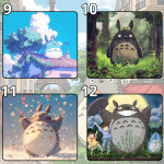 LÓT CHUỘT TOTORO GAMING SIZE 45X40 DÀY 3MM
