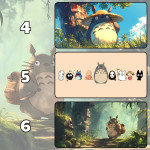 LÓT CHUỘT TOTORO CỠ LỚN SIZE 80X30 DÀY 3MM