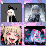 LÓT CHUỘT ANIME GIRL GAMING SIZE 45X40 DÀY 3MM