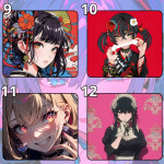 LÓT CHUỘT ANIME GIRL GAMING SIZE 45X40 DÀY 3MM