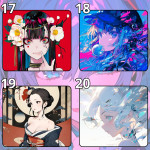 LÓT CHUỘT ANIME GIRL GAMING SIZE 45X40 DÀY 3MM