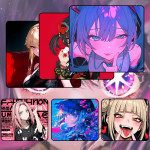 LÓT CHUỘT ANIME GIRL GAMING SIZE 45X40 DÀY 3MM