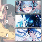 LÓT CHUỘT ANIME GIRL CỠ LỚN SIZE 90X40 DÀY 5MM