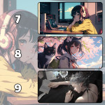 LÓT CHUỘT ANIME GIRL CỠ LỚN SIZE 90X40 DÀY 5MM