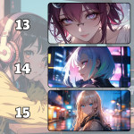 LÓT CHUỘT ANIME GIRL CỠ LỚN SIZE 90X40 DÀY 5MM