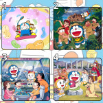 LÓT CHUỘT DORAEMON GAMING SIZE 35X30 DÀY 3MM