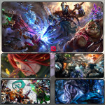 LÓT CHUỘT DOTA 2 CỠ LỚN SIZE 90X40 DÀY 5MM