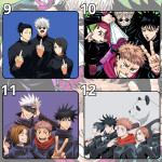 LÓT CHUỘT JUJUTSU KAISEN SIZE 35X30 DÀY 3MM