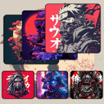LÓT CHUỘT SAMURAI GAMING SIZE 45X40 DÀY 3MM