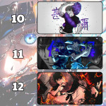 LÓT CHUỘT JUJUTSU KAISEN CỠ LỚN SIZE 90X40 DÀY 3MM