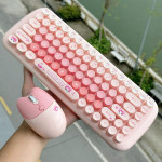 BỘ PHÍM CHUỘT KHÔNG DÂY MOFII CANDY V2 MIXED PINK