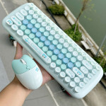 BỘ PHÍM CHUỘT KHÔNG DÂY MOFII CANDY V2 MIXED BLUE