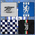 LÓT CHUỘT CLB BÓNG ĐÁ SIZE 26X21 DÀY 3MM