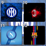 LÓT CHUỘT CLB BÓNG ĐÁ SIZE 26X21 DÀY 3MM