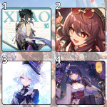 LÓT CHUỘT GENSHIN IMPACT SIZE 26X21 DÀY 3MM